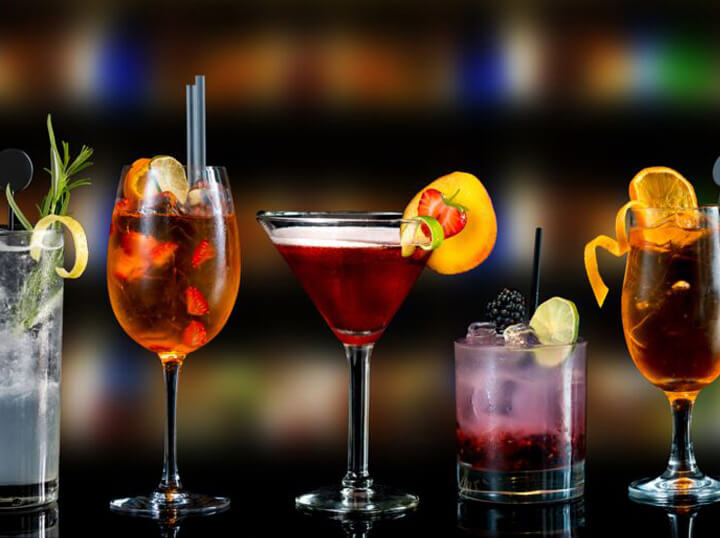 Cocktails avec alcool